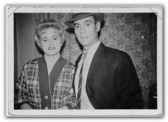 Dad and Sylvia in BW